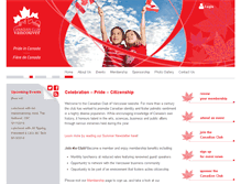 Tablet Screenshot of canadianclubvancouver.com